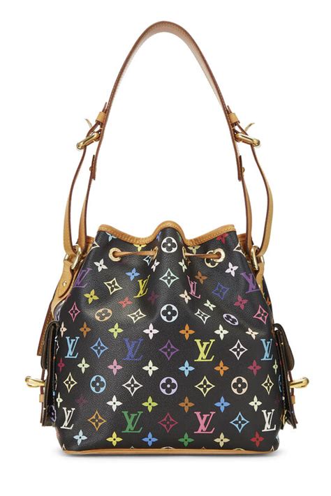 takashi murakami x louis vuitton black monogram multicolore